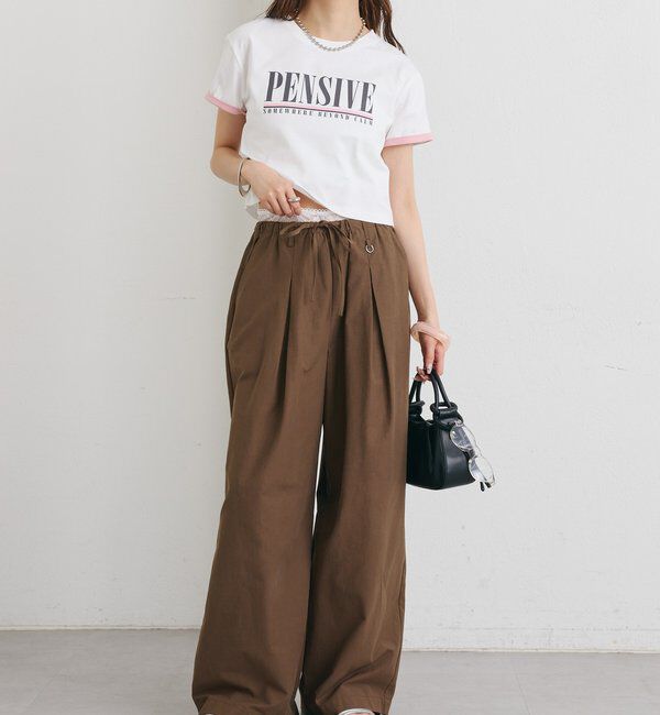  「配色ロゴチビT」|Tシャツ・カットソー|