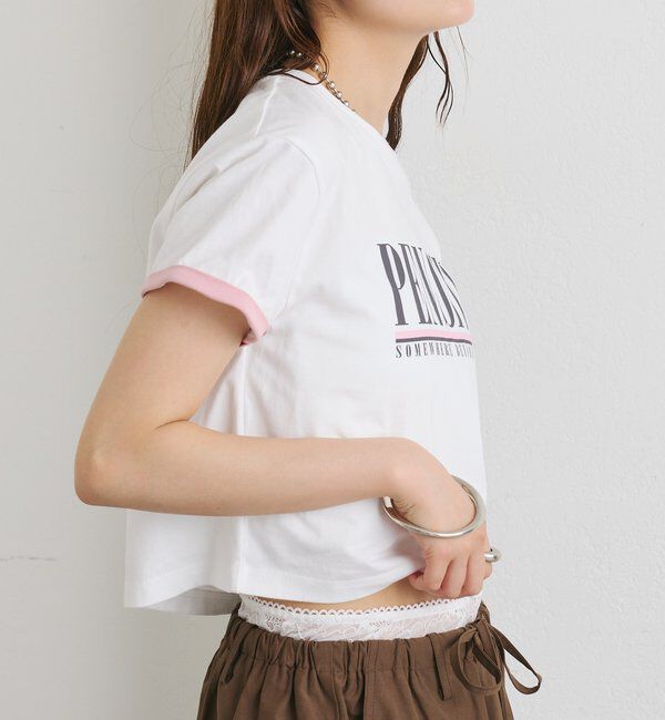  「配色ロゴチビT」|Tシャツ・カットソー|