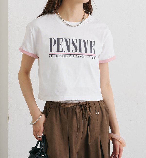  「配色ロゴチビT」|Tシャツ・カットソー|