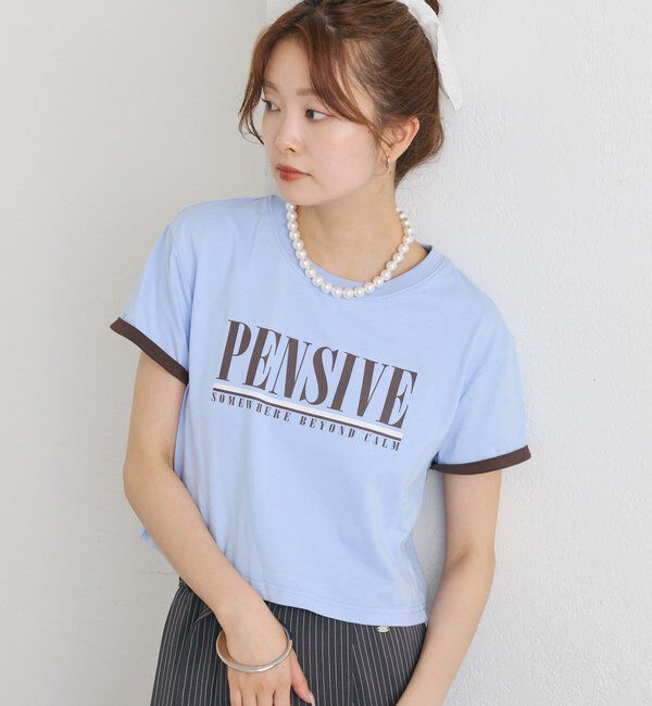  「配色ロゴチビT」|Tシャツ・カットソー|