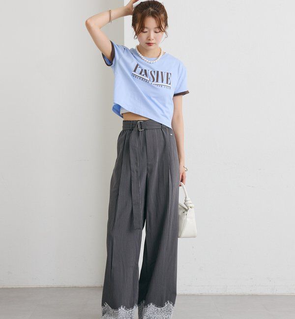  「配色ロゴチビT」|Tシャツ・カットソー|