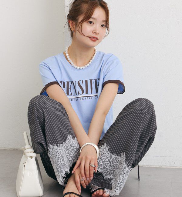  「配色ロゴチビT」|Tシャツ・カットソー|