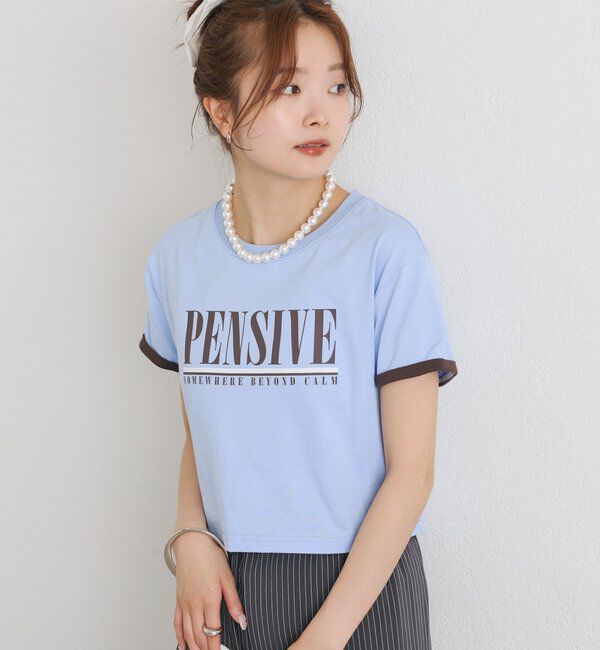  「配色ロゴチビT」|Tシャツ・カットソー|