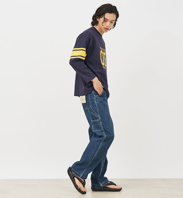ABAHOUSE「【POLeR/ポーラー】 FOOTBALL SHIRT/フットボール　ロングtシ」|Tシャツ・カットソー|