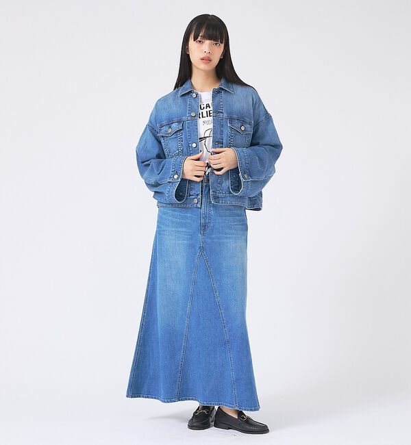 Rouge vif「【Healthy denim/ヘルシーデニム】デニムジャケット/Latte/ラテ」|ブルゾン・スタジャン|