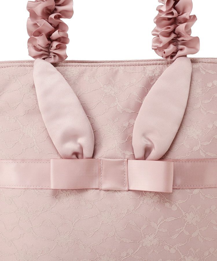 Maison de FLEUR「【A4対応】ラビットフリルハンドルトートバッグ」|トートバッグ|