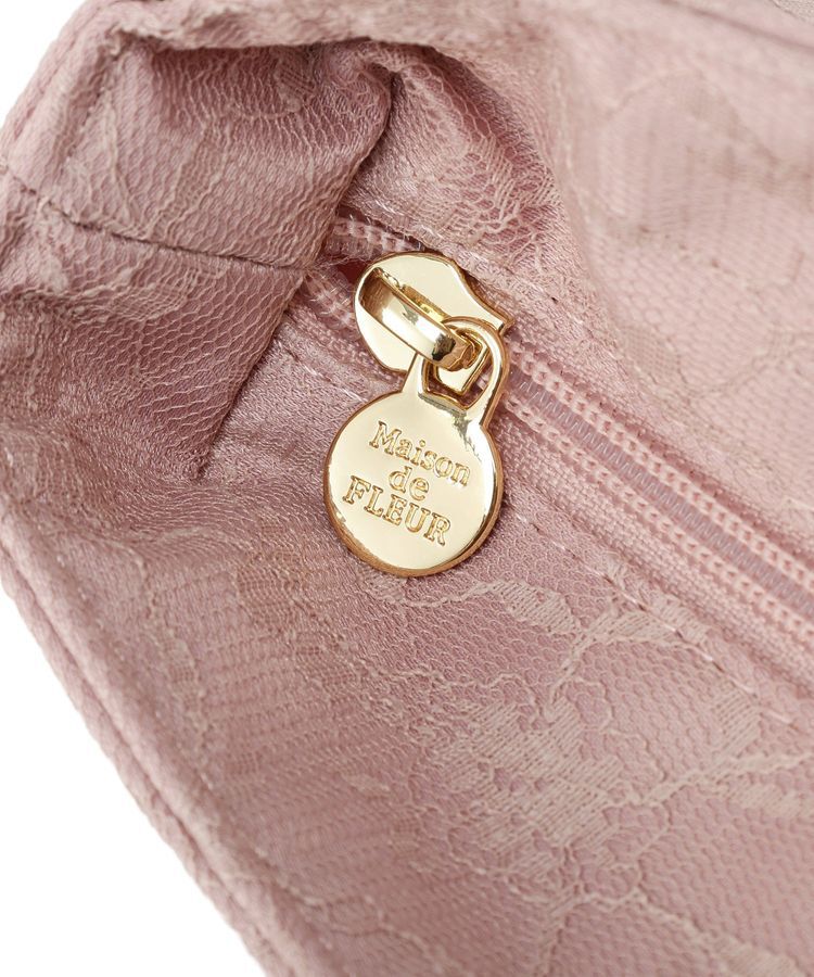 Maison de FLEUR「【A4対応】ラビットフリルハンドルトートバッグ」|トートバッグ|