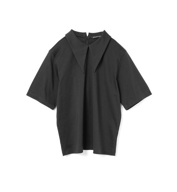 mizuiro ind「mizuiro ind ロングカラーTシャツ」|Tシャツ・カットソー|ブラック