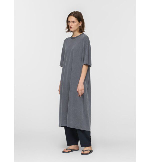 mizuiro ind「mizuiro ind クルーネックロングワンピース」|ワンピース|