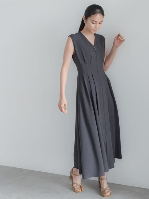 Te chichi「ミックスツイルジャンスカワンピース(セットアップ可)」|ワンピース|