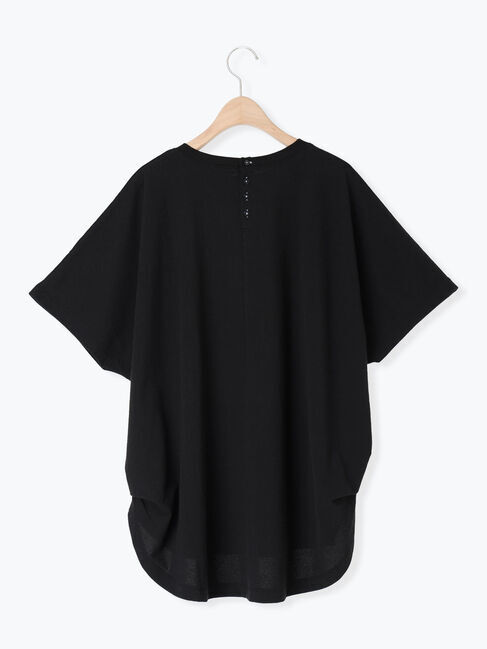 Samansa Mos2「◇カットクレープ裾タックチュニック」|Tシャツ・カットソー|