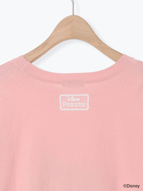 Samansa Mos2「【Disney】ピノキオ/フィガロ刺繍Tシャツ」|Tシャツ・カットソー|