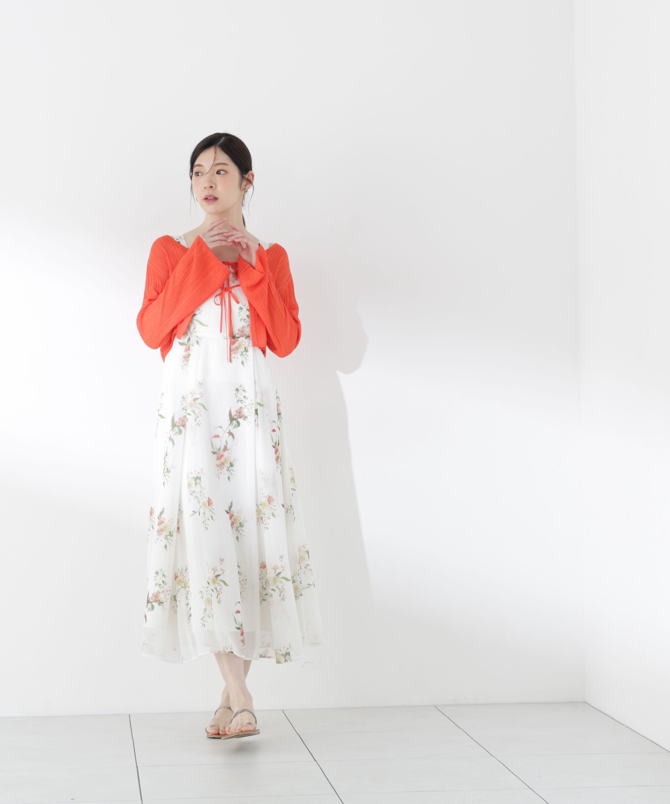 PROPORTION BODY DRESSING「シアーリブカーディガン」|カーディガン|