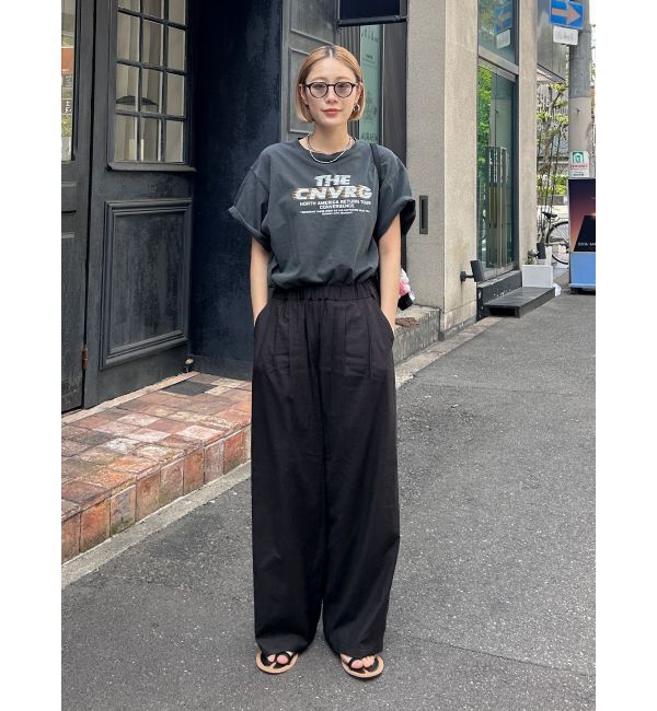 Ungrid「リネン混カーブラフパンツ」|その他|
