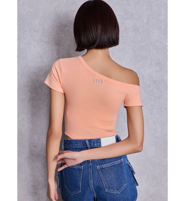 GYDA「GYDA/Disney/ラメプリントワンショルダーTシャツ」|Tシャツ・カットソー|