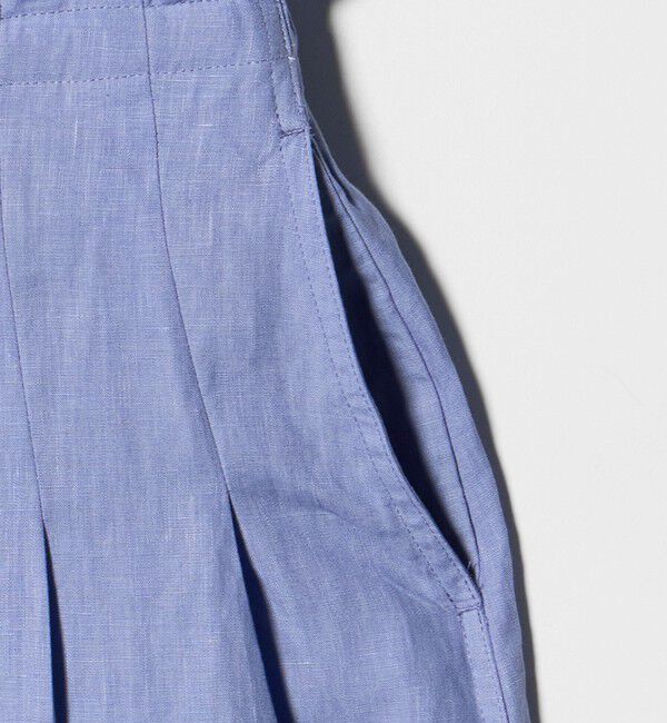 UNITED ARROWS「リネン タック ロングスカート ‐ウォッシャブル‐」|スカート|