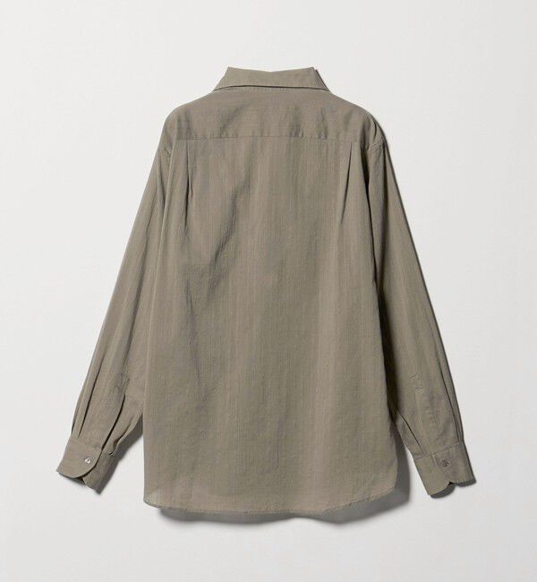 UNITED ARROWS「コードストライプ プルオーバー シャツ」|シャツ・ブラウス|