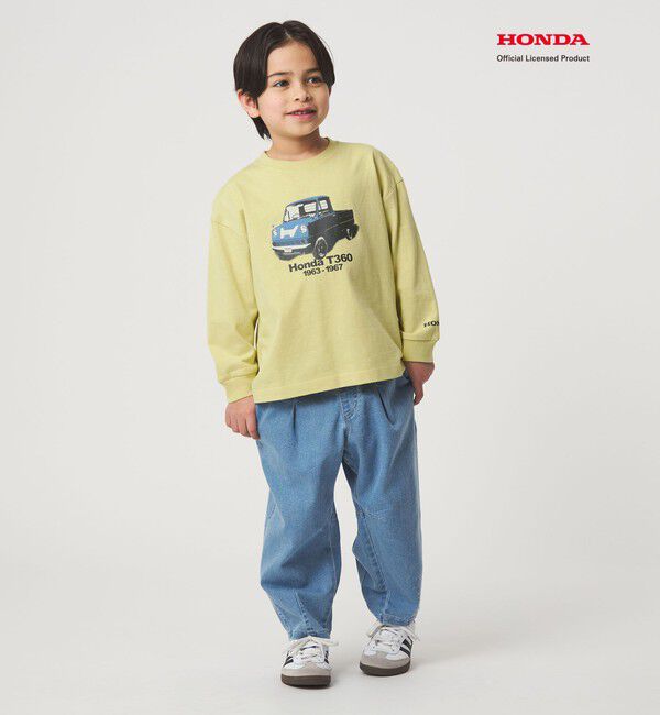 UNITED ARROWS green label relaxing「【別注】＜URBAMENT＞Honda ロングスリーブ Tシャツ / キッズ 100cm-130cm」|Tシャツ・カットソー|
