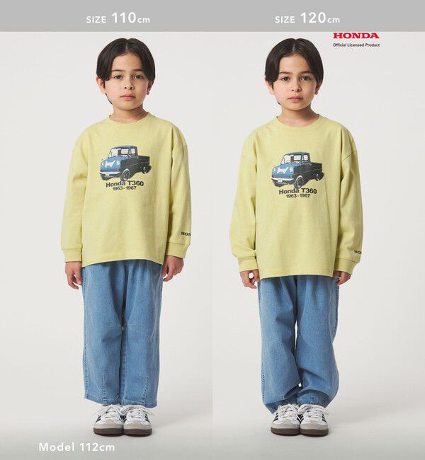 UNITED ARROWS green label relaxing「【別注】＜URBAMENT＞Honda ロングスリーブ Tシャツ / キッズ 100cm-130cm」|Tシャツ・カットソー|