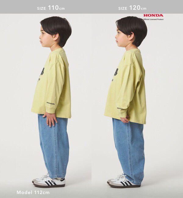 UNITED ARROWS green label relaxing「【別注】＜URBAMENT＞Honda ロングスリーブ Tシャツ / キッズ 100cm-130cm」|Tシャツ・カットソー|
