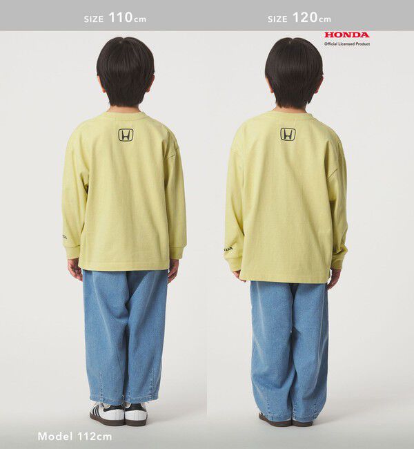 UNITED ARROWS green label relaxing「【別注】＜URBAMENT＞Honda ロングスリーブ Tシャツ / キッズ 100cm-130cm」|Tシャツ・カットソー|