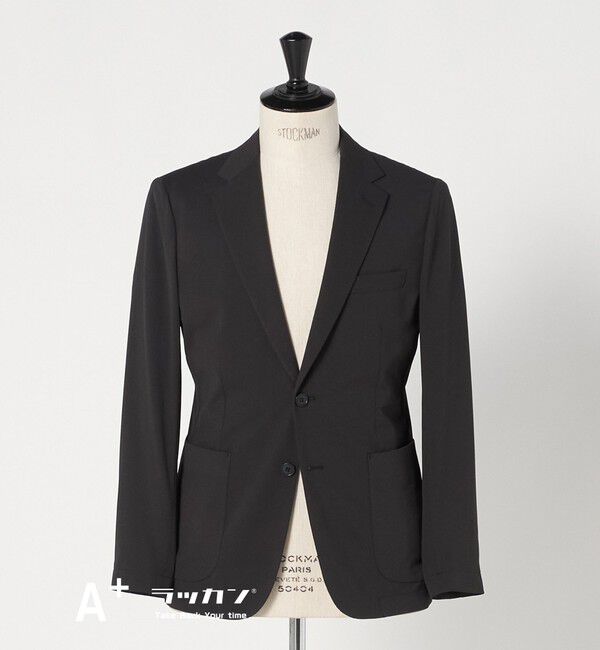 UNITED ARROWS green label relaxing「A+ ラッカンジャージ 2B スタンダード セットアップジャケット -ウォッシャブル・ストレッチ・吸水速乾-」|テーラードジャケット|