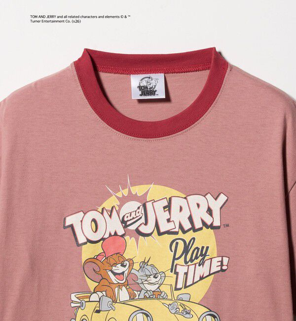 UNITED ARROWS green label relaxing「【別注】＜URBAMENT＞TOM and JERRY リンガーTシャツ / キッズ 140cmー150cm」|Tシャツ・カットソー|