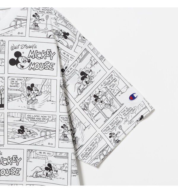 BEAMSBOY「【別注】Champion / ミッキーマウス＆ミニーマウス / Tシャツ」|Tシャツ・カットソー|