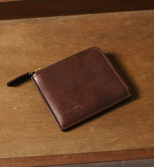 SHIPS any「SHIPS any: HORWEEN(R) ジップ ウォレット◆」|財布|ブラウン