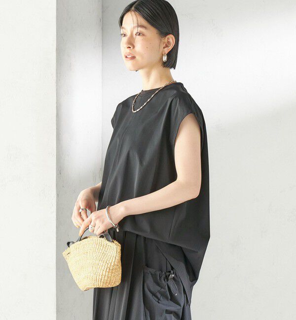 SHIPS for women「《予約》【SHIPS別注】TAION: 〈UVカット/接触冷感/吸水速乾〉バック スリット TEE」|Tシャツ・カットソー|