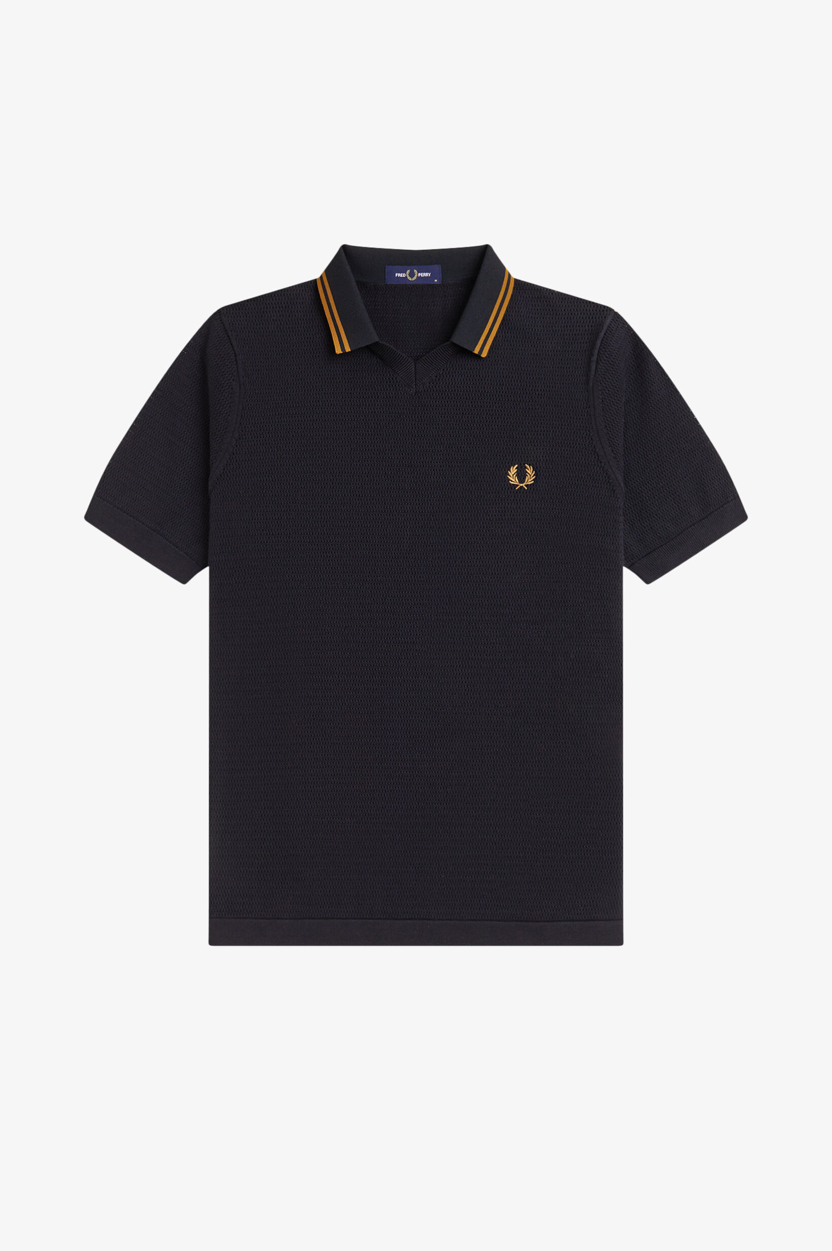 FRED PERRY 「Pointelle Knitted Shirt／ポインテールニットポロシャツ」|ポロシャツ|