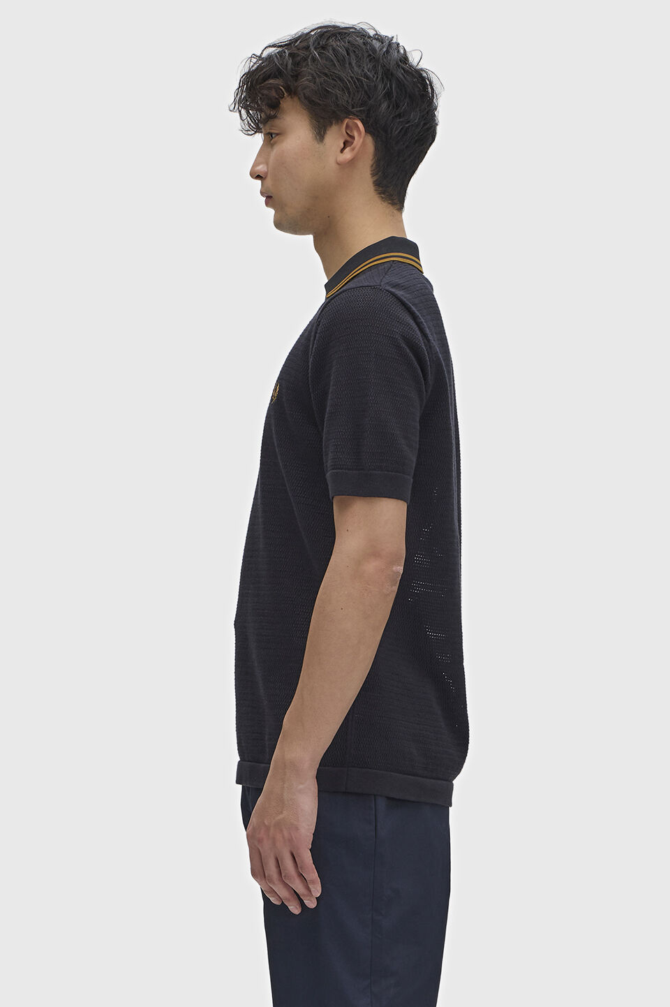 FRED PERRY 「Pointelle Knitted Shirt／ポインテールニットポロシャツ」|ポロシャツ|