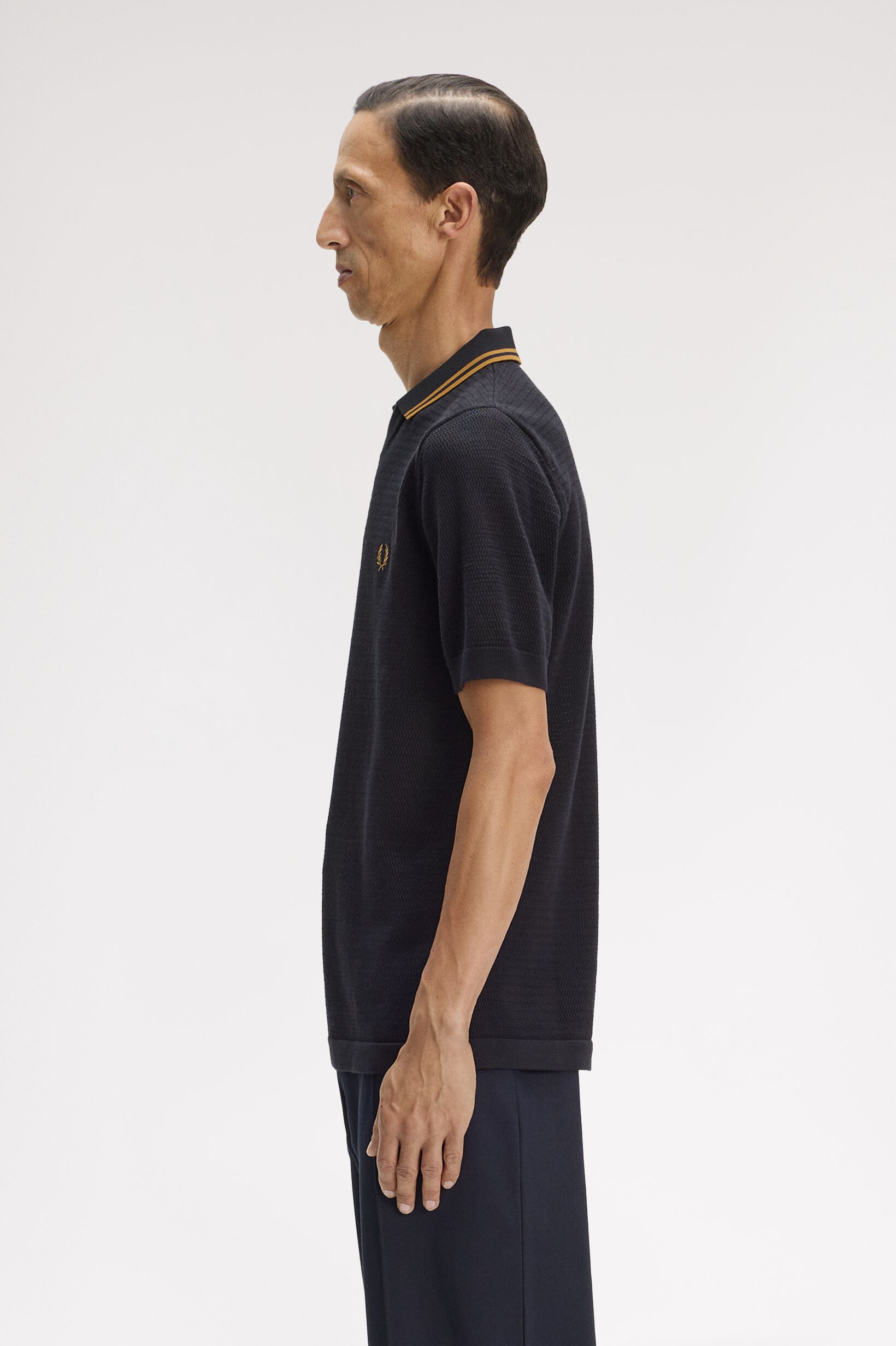 FRED PERRY 「Pointelle Knitted Shirt／ポインテールニットポロシャツ」|ポロシャツ|