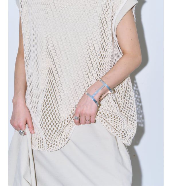  「《予約》COTTON MESH TANK TOP：カットソー」|Tシャツ・カットソー|