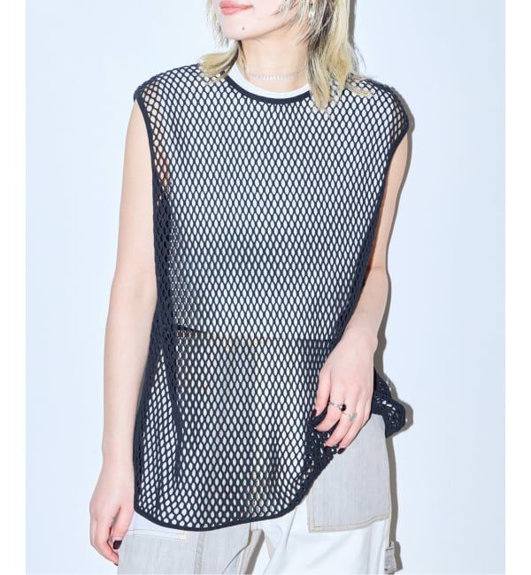  「《予約》COTTON MESH TANK TOP：カットソー」|Tシャツ・カットソー|