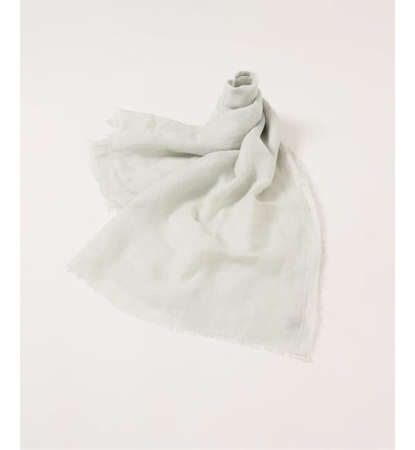 IENA「《予約》NIMNIMDUAI/ニムニムデュアイ 別注 PREMIUM LINEN GAUZE STOLE ストール」|ストール|
