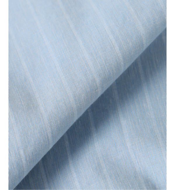 JOURNAL STANDARD relume「《予約》JAMES FABRIC コットンリネン ストライプ 半袖シャツ」|シャツ・ブラウス|