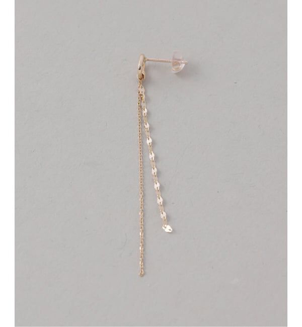 Lilas by Spick&Span「《WEB限定》リング*チェーンピアス K10（両耳）」|ピアス|