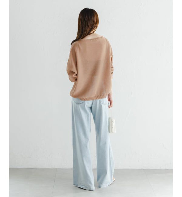 NOBLE「《WEB&なんばCITY店限定》ペーパーヤーン裏天竺プルオーバー(natsuセレクト)」|ニット・セーター|