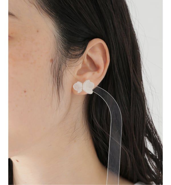  「alpaca to hana/アルパカトハナ　紫陽花ピアス」|ピアス|