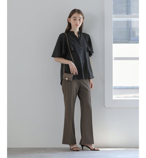  「《WEB限定予約》【洗える】ケープスリーブシャツ」|シャツ・ブラウス|
