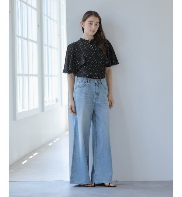  「《WEB限定予約》【洗える】ケープスリーブシャツ」|シャツ・ブラウス|