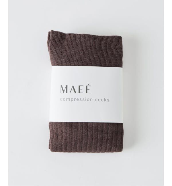  「MAEE/マエエ コンプレッションソックスコットンリブ」|ソックス|