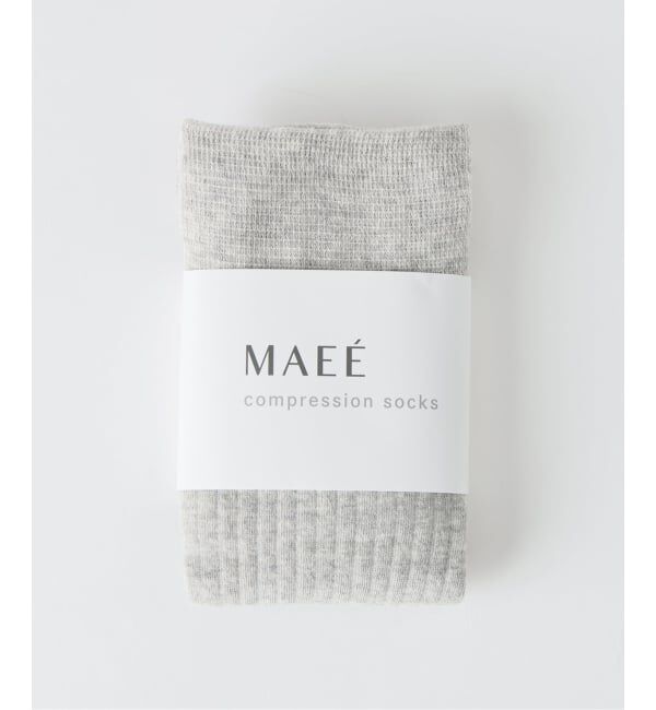  「MAEE/マエエ コンプレッションソックスコットンリブ」|ソックス|