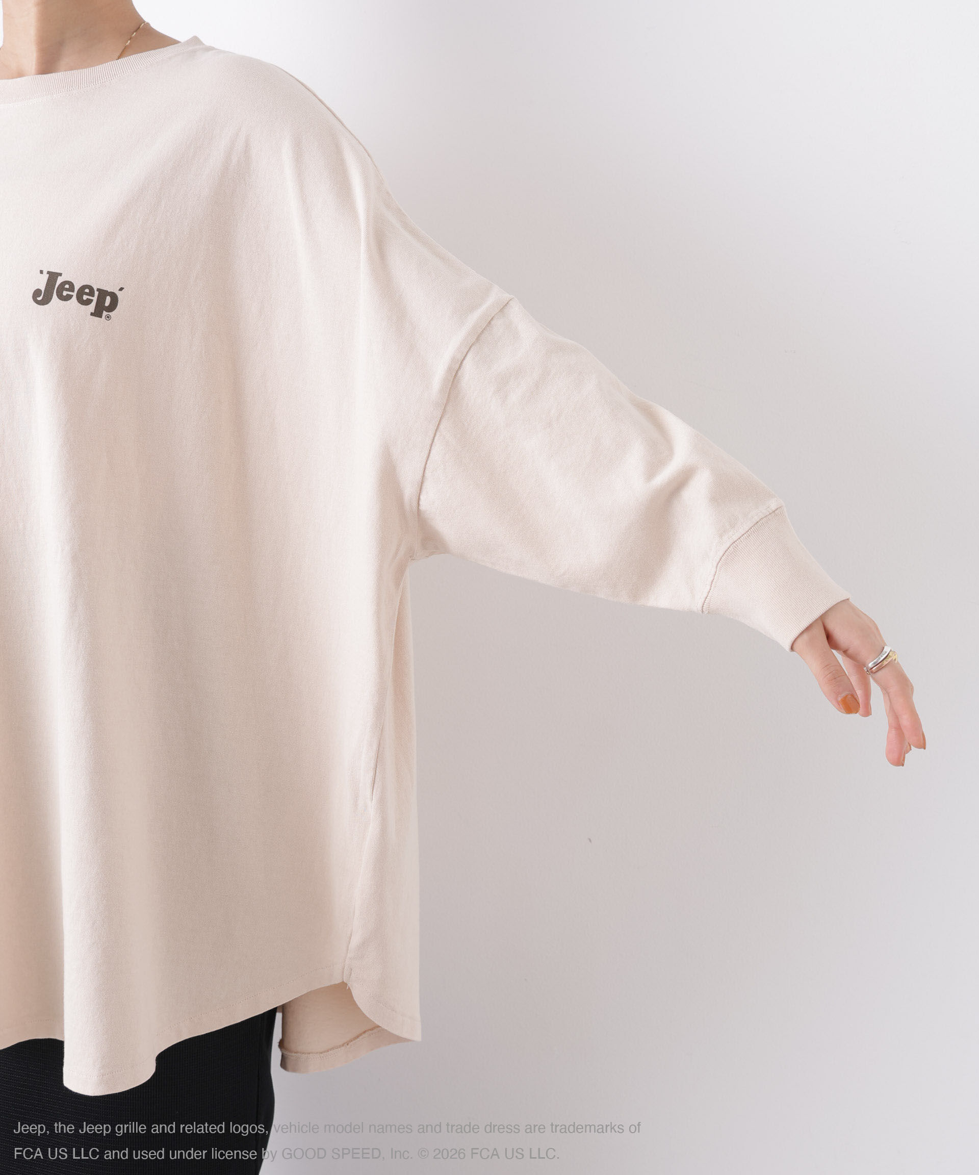 nano･universe「GOOD ROCK SPEED/ジープ Big LS shirts」|Tシャツ・カットソー|