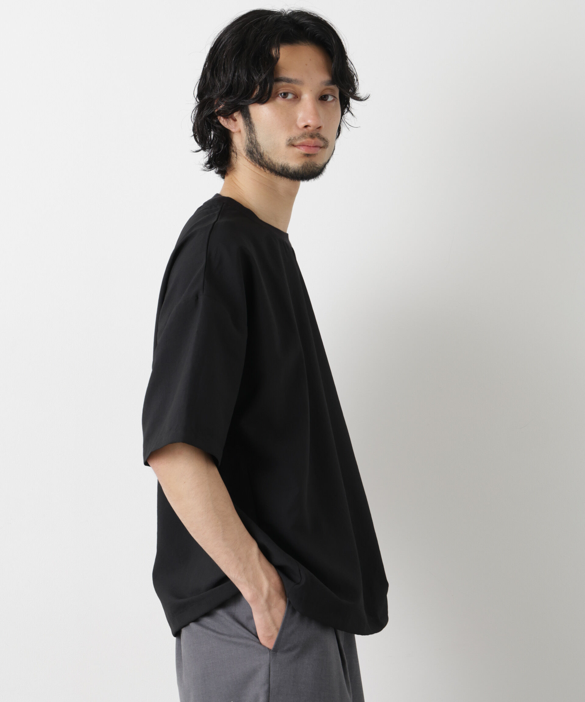 nano･universe「セオアルファ プルオーバーTシャツ 半袖」|Tシャツ・カットソー|