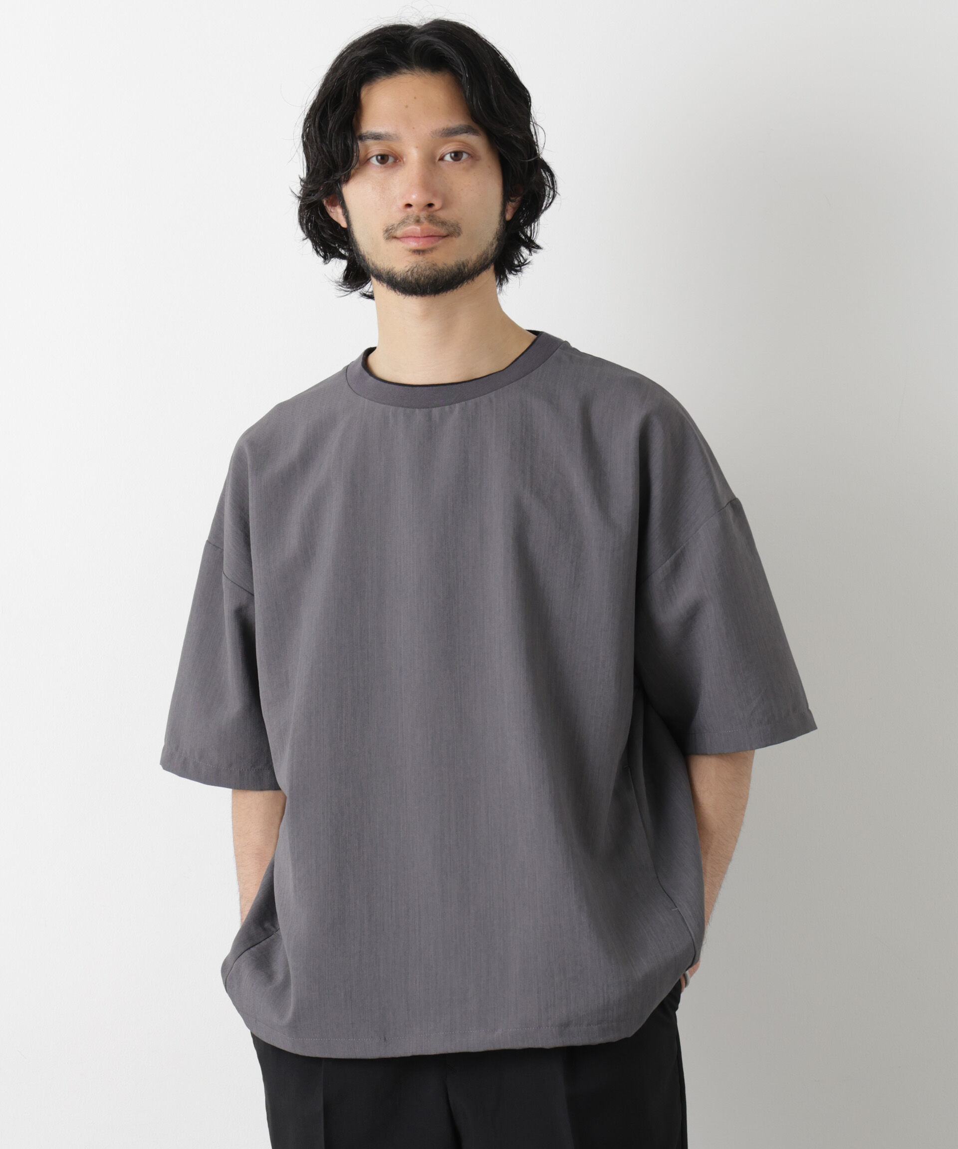 nano･universe「セオアルファ プルオーバーTシャツ 半袖」|Tシャツ・カットソー|