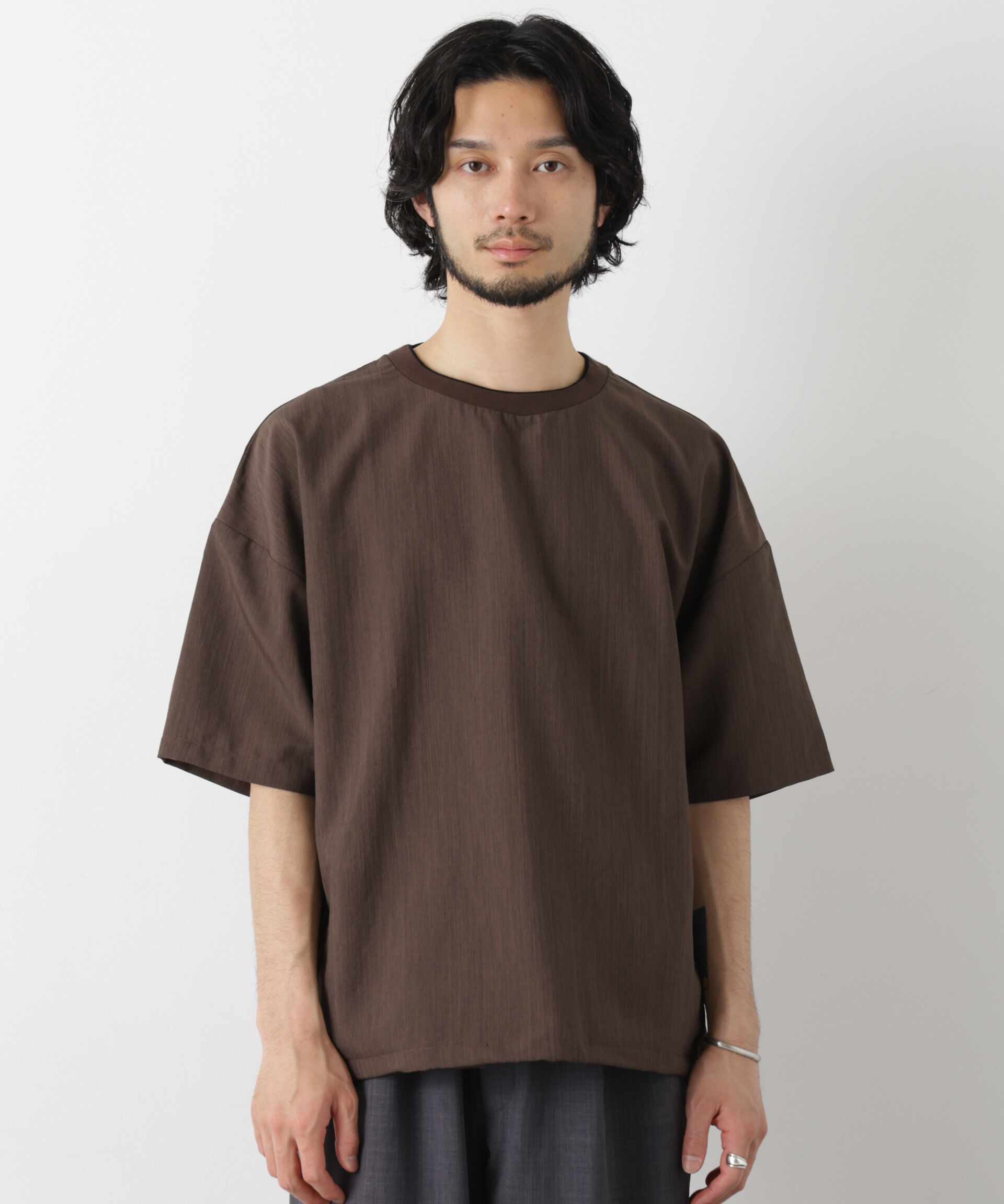 nano･universe「セオアルファ プルオーバーTシャツ 半袖」|Tシャツ・カットソー|