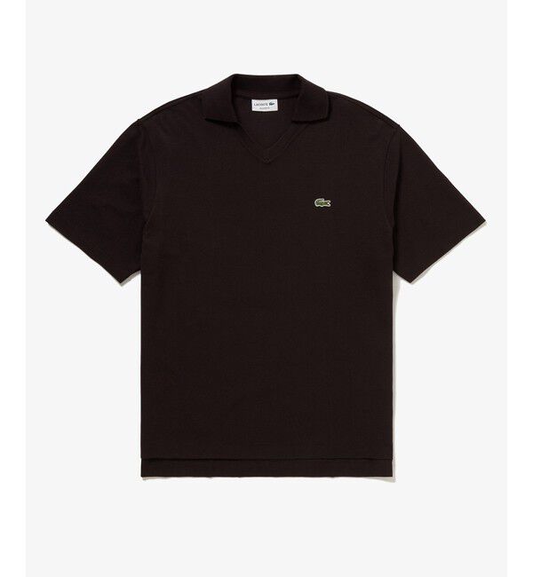 LACOSTE「L.12.12アレンジ スキッパーネックポロシャツ」|ポロシャツ|