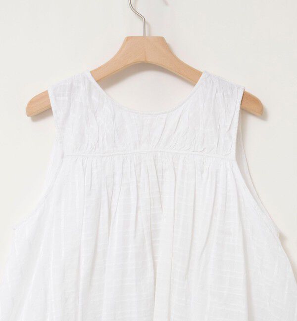 NOLLEY'S「【MARILYN MOON/マリリーンムーン】sheer check 2way gathered blouse」|シャツ・ブラウス|